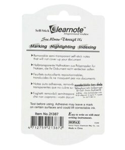 Alternative view of ฟิล์มโน๊ตดัชนี CLEARNOTE 21387