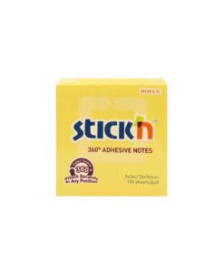 กระดาษโน้ต STICKN 3"x3" 360* 21551 เหลือง