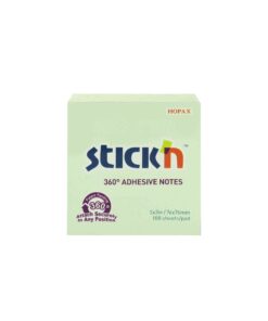กระดาษโน้ต STICKN 3"x3" 360* 21552 เขียว