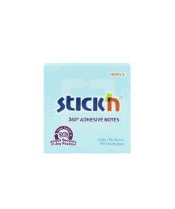 กระดาษโน้ต STICKN 3"x3" 360* 21553 ฟ้า