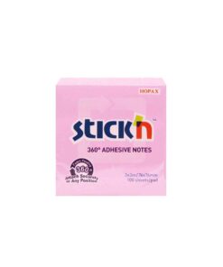 กระดาษโน้ต STICKN 3"x3" 360* 21554 ชมพู