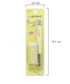 Alternative view of ดินสอกด TOMBOW MONOg PPA-242B  เหลืองพาสเทล