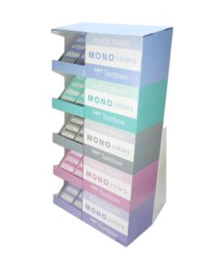 ชุดยางลบพร้อมแท่นโชว์ TOMBOW MONO colors 948s