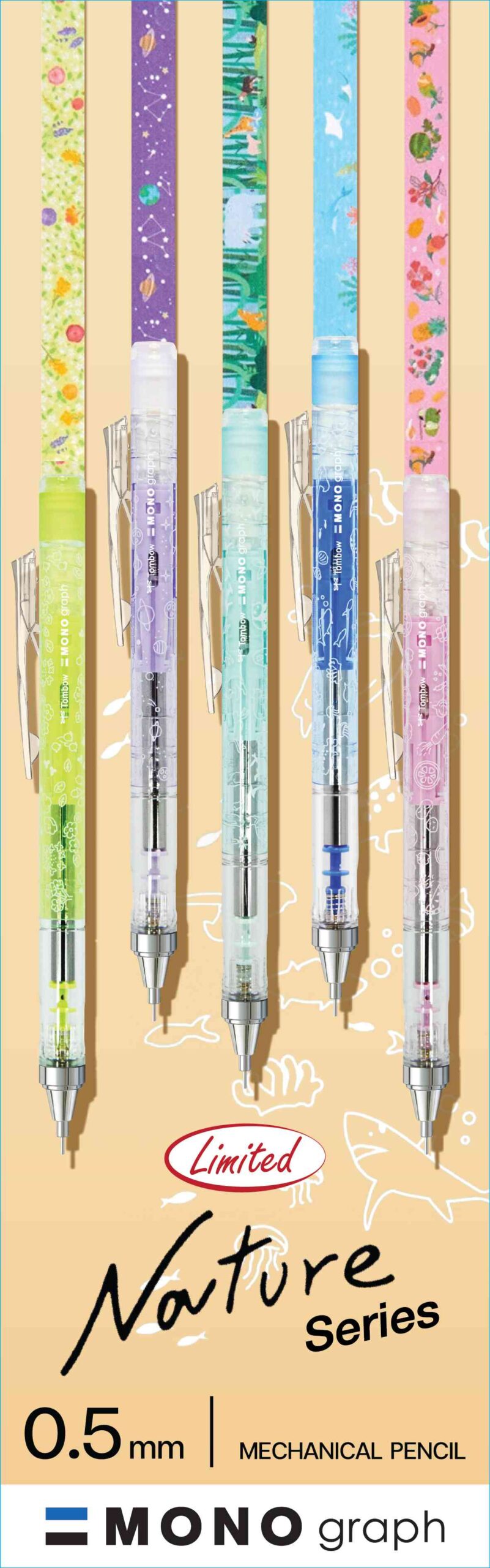 ดินสอกด TOMBOW MONOg Nature XCDPB-142B เหลือง - Image 8