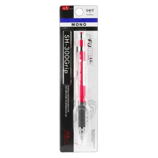 ดินสอกด TOMBOW # SH-300Grip 0.5 #SH-GR83 ชมพูเข้ม - Image 2
