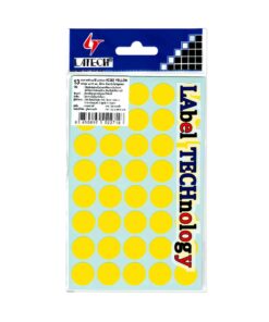 สติกเกอร์ LATECH 16 มม. C302 เหลือง