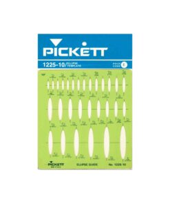 เทมเพลท PICKETT #1225-10 DEG