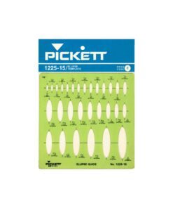 เทมเพลท PICKETT #1225-15 DEG