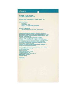 Alternative view of เทมเพลท PICKETT #1225-50 DEG