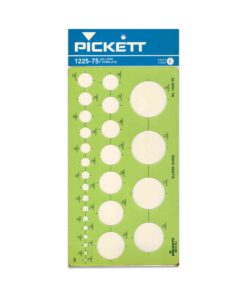เทมเพลท PICKETT #1225-75 DEG