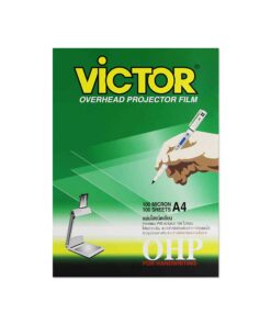 แผ่นใสเขียน VICTOR A-4 100M(1x100)