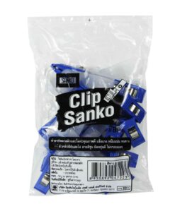 Alternative view of คลิบหนีบบัตรพลาสติก SANKO BP น้ำเงิน
