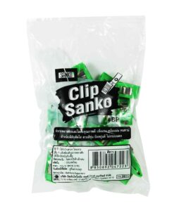 Alternative view of คลิบหนีบบัตรพลาสติก SANKO BP เขียว