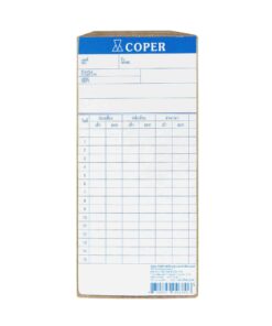บัตรลงเวลา COPER (1x100)