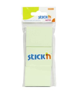 กระดาษโน้ต STICKN 1.5"x2" (1x3) 21126 เขียว