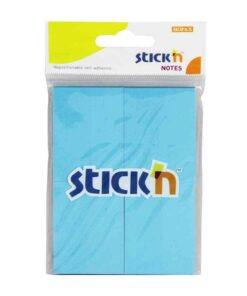 กระดาษโน้ต STICKN 1.5"x2" (1x4) 21091 ฟ้า NEON