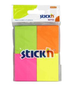 กระดาษโน้ต STICKN 1.5"x2" (1x4) 21091 คละสี NEON