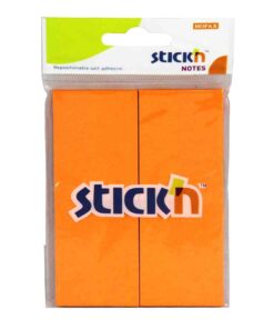กระดาษโน้ต STICKN 1.5"x2" (1x4) 21091 ส้ม NEON
