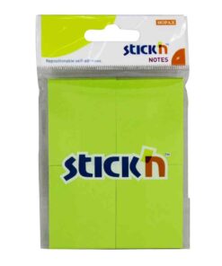 กระดาษโน้ต STICKN 1.5"x2" (1x4) 21091 เขียว NEON