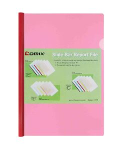 แฟ้มสันรูด COMIX Q310 แดง