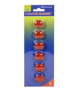 เม็ดแม่เหล็ก BENNON MT-20 แดง (1x6)