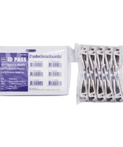 Alternative view of ป้ายติดบัตร+คลิบ SANKO EP002-1 ขาว