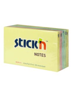 Alternative view of กระดาษโน้ต STICKN 3"x5"  คละสี 4+1 PASTEL