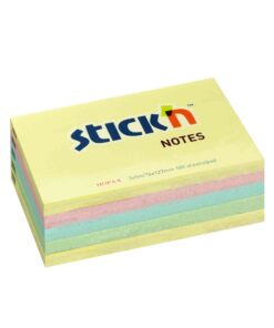 กระดาษโน้ต STICKN 3"x5"  คละสี 4+1 PASTEL