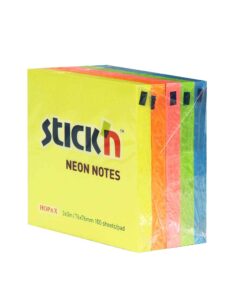 Alternative view of กระดาษโน้ต STICKN 3"x3"  คละสี 4+1 NEON