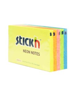 Alternative view of กระดาษโน้ต STICKN 3"x5"  คละสี 4+1 NEON