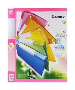 แฟ้มโชว์เอกสาร COMIX VF420A ชมพู