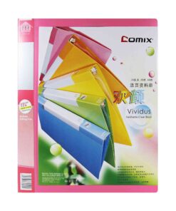 แฟ้มโชว์เอกสาร COMIX VF440A ชมพู