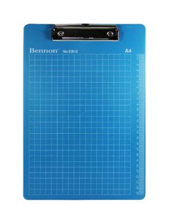 คลิปบอร์ด BENNON A4 คลิปเล็ก CB-12 เขียว/ฟ้า