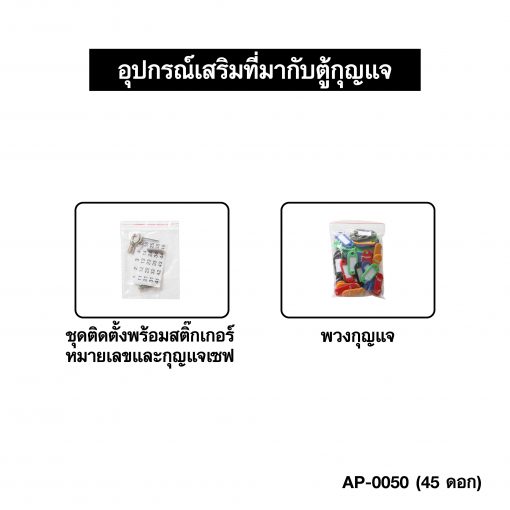 ตู้เก็บกุญแจ 45 ดอก APEX AP-0050 - Image 4