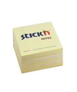กระดาษโน้ต STICKN 3"x3"  เหลือง 4+1 PASTEL