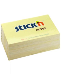 กระดาษโน้ต STICKN 3"x5"  เหลือง 4+1 PASTEL