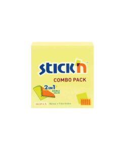 กระดาษโน๊ต+ฟิล์มอินเด็กซ์ STICKN 21526 เหลือง