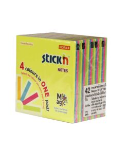 Alternative view of กระดาษโน้ต STICKN MP 3"x3"  21571 Neon(4+1)