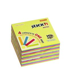 กระดาษโน้ต STICKN MP 3"x3"  21571 Neon(4+1)