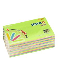 กระดาษโน้ต STICKN MP 3"x5"  21573 Neon(4+1)