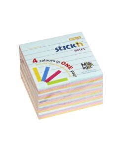 กระดาษโน้ต STICKN MP 3"x3"  21577 P+L(4+1)
