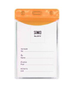 Alternative view of ซองใส่ป้ายชื่อ SANKO 201V ส้ม