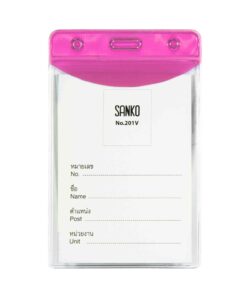 Alternative view of ซองใส่ป้ายชื่อ SANKO 201V ชมพู
