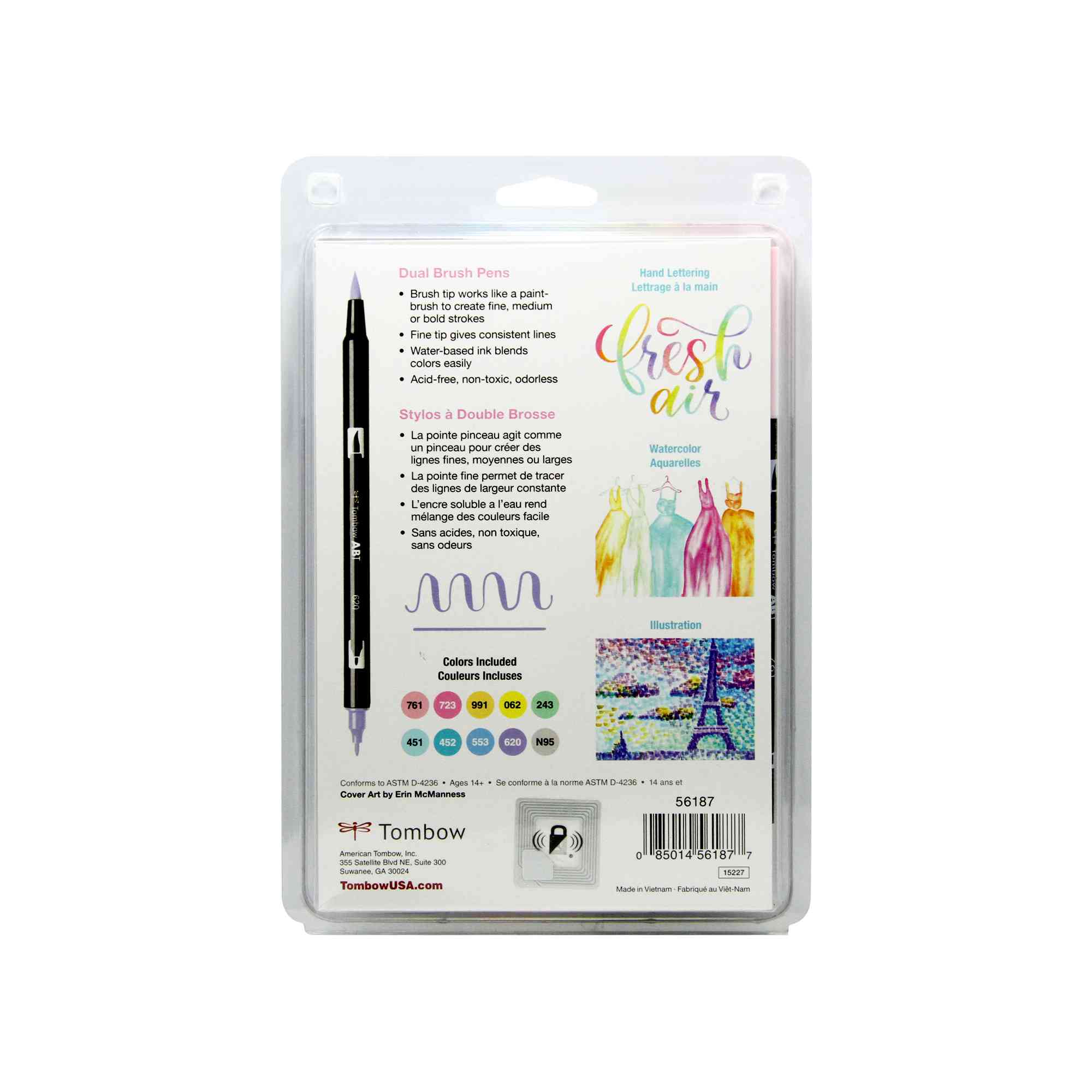 ชุดปากกา TOMBOW 10 ด้าม AB-T 56187 Pastel - Image 2