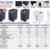 เครื่องทำลายเอกสาร HIC PS-23S ตัดตรง - Eastern Pioneer