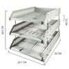 ถาดวางเอกสาร 3 ชั้น BENNON L3 เทา - Eastern Pioneer